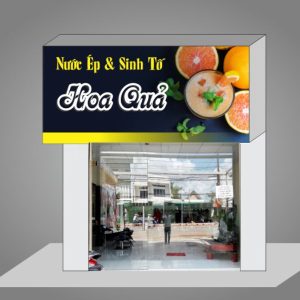 Bảng hiệu sinh tố