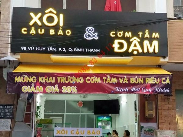 Bảng hiệu bán xôi