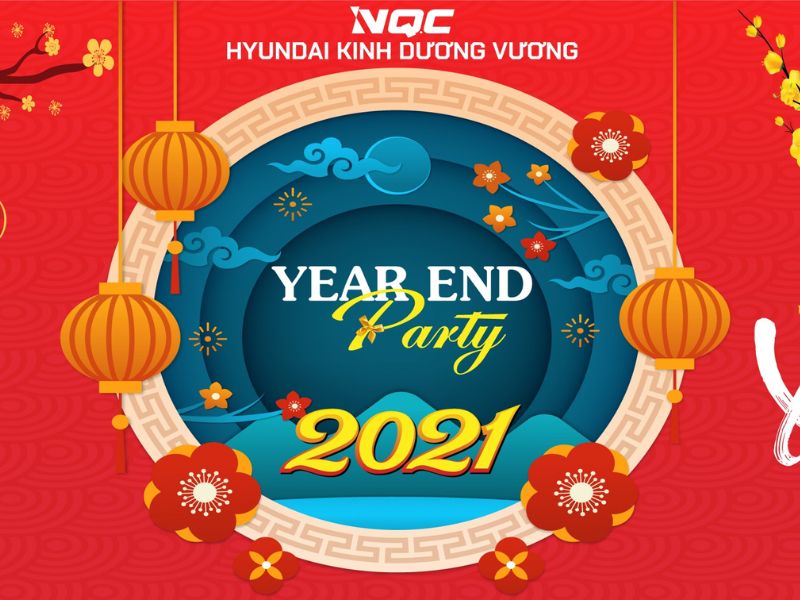 Mẫu 3 backdrop year end party