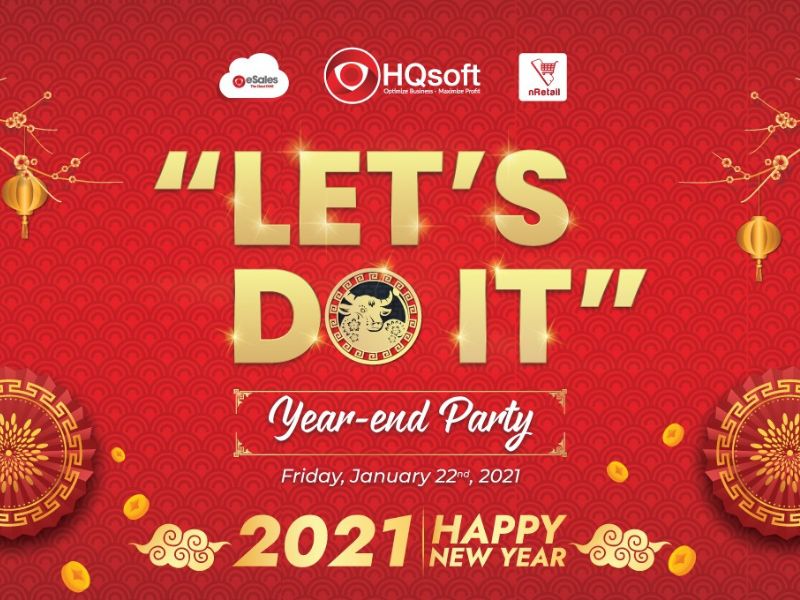Mẫu 1 backdrop year end party