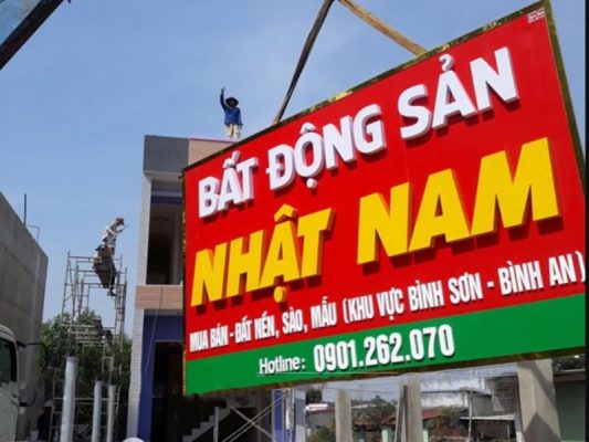 bảng hiệu ký gửi nhà đất