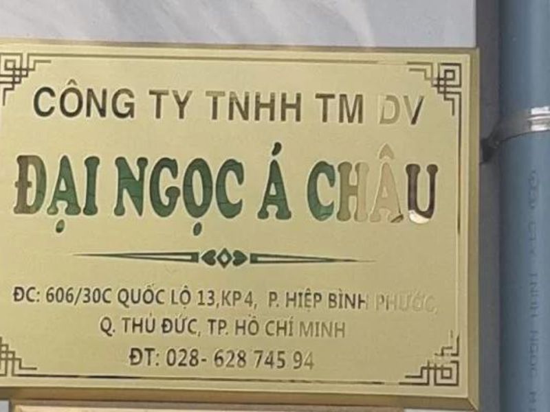 bảng hiệu mua bán nhà đất bằng inox