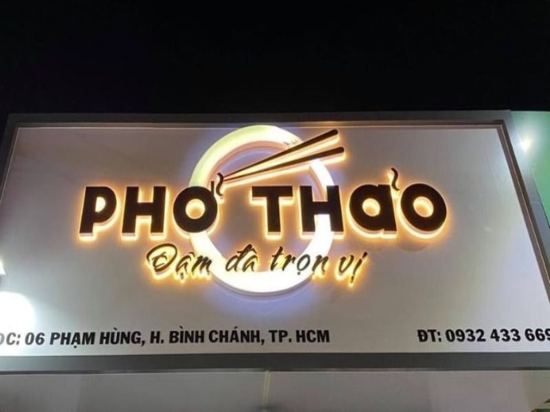 Khi Thiết Kế Bảng Hiệu Quán Phở Cần Chú Ý Điều Gì