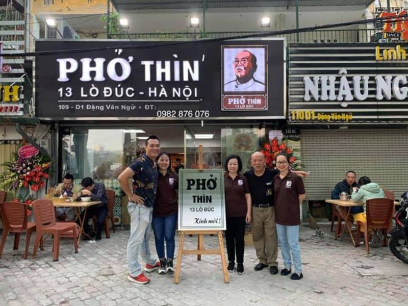 Mẫu 1 Bảng Hiệu Quán Phở