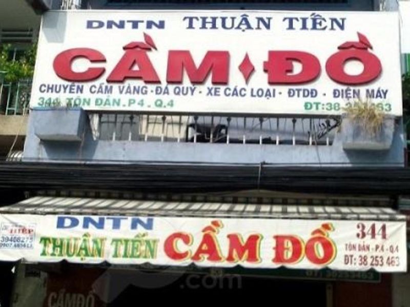 Mẫu 10 Bảng Hiệu Cầm Đồ