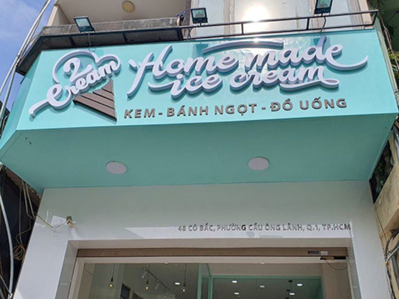 Mẫu 10 Bảng Hiệu Kem Tươi