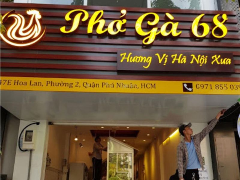 Mẫu 10 Bảng Hiệu Quán Phở