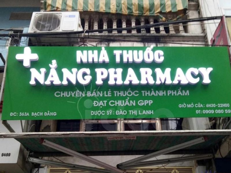 Mẫu 13 Bảng Hiệu Nhà Thuốc