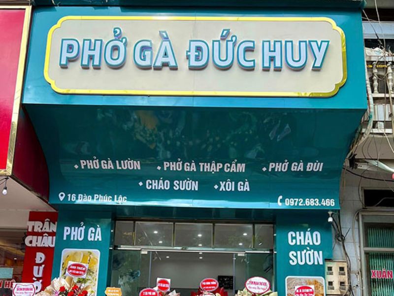 Mẫu 16 Bảng Hiệu Quán Phở