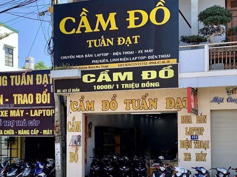 Mẫu 2 Bảng Hiệu Cầm Đồ