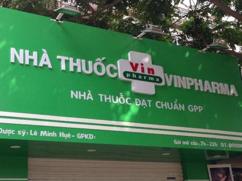 Mẫu 2 Bảng Hiệu Nhà Thuốc