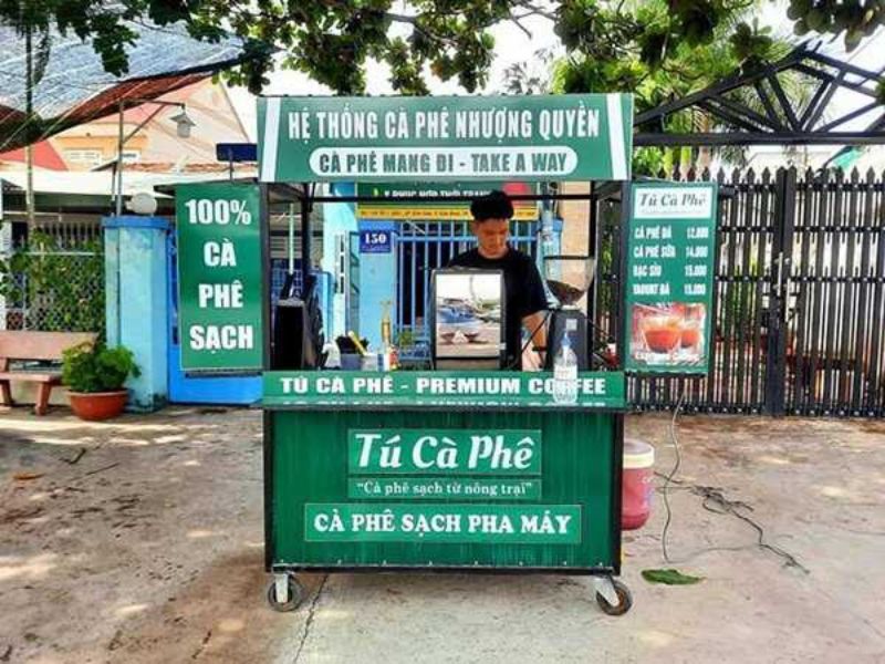 Mẫu 3 Bảng Hiệu Cafe Mang Đi