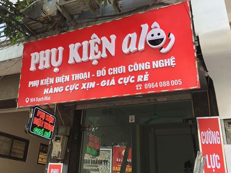 Mẫu 4 Bảng Hiệu Điện Thoại