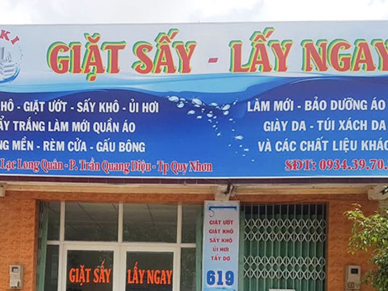 Mẫu 4 Bảng Hiệu Máy Sấy