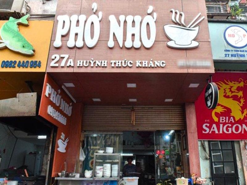 Mẫu 4 Bảng Hiệu Quán Phở