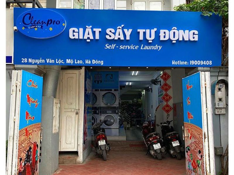 Mẫu 7 Bảng Hiệu Giặt Sấy