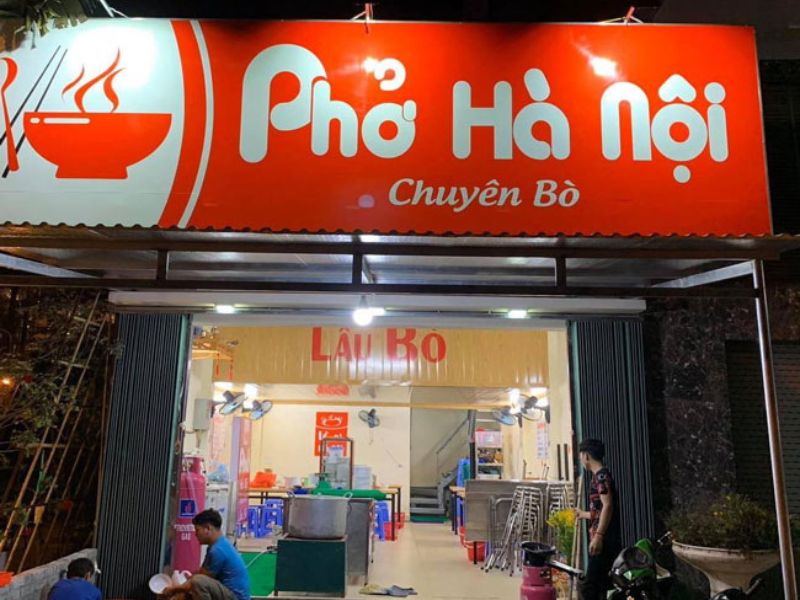 Mẫu 7 Bảng Hiệu Quán Phở