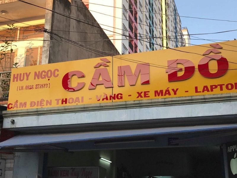 Mẫu 8 Bảng Hiệu Cầm Đồ