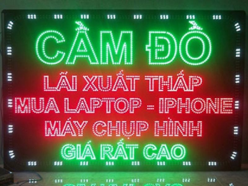 Mẫu 9 Bảng Hiệu Cầm Đồ