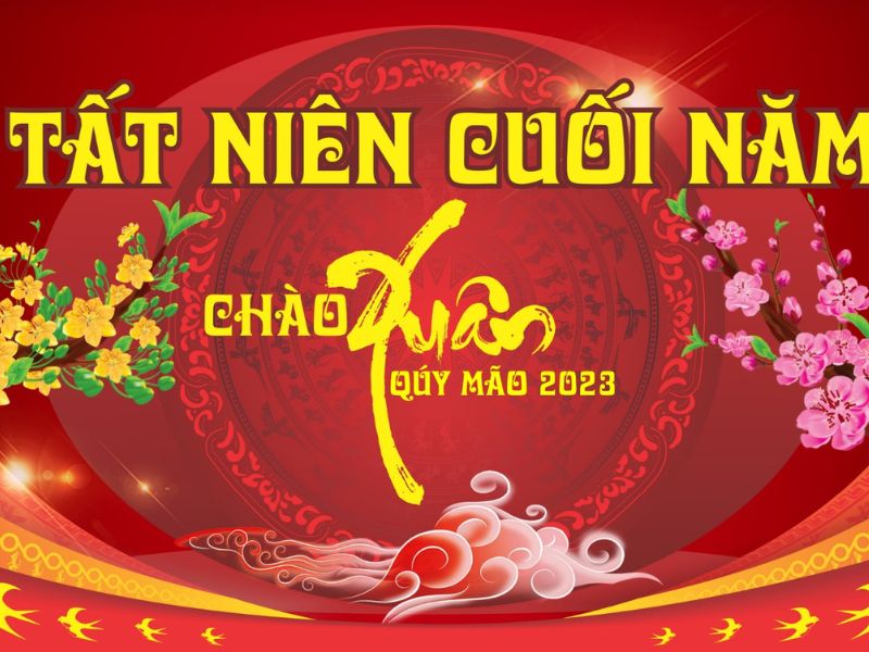 Mẫu 11 Backdrop Tất Niên