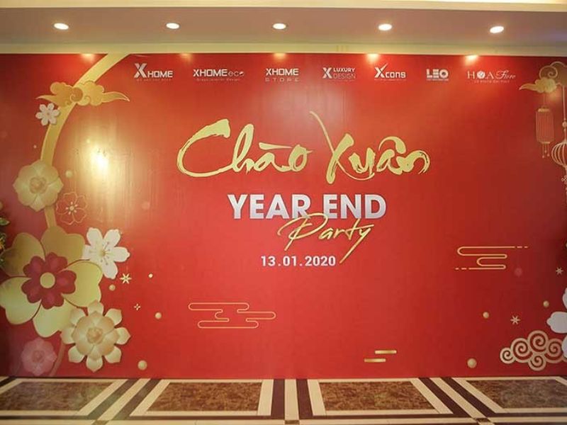 Mẫu 13 Backdrop Tất Niên