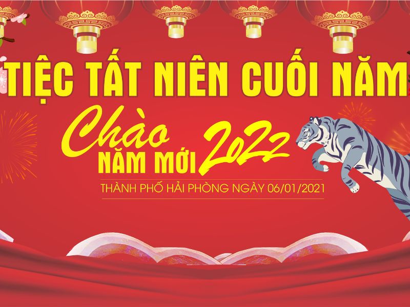 Mẫu 5 Backdrop Tất Niên