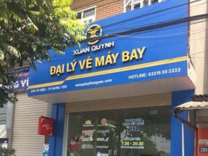 Bảng Hiệu Đại Lý Bán Vé Máy Bay