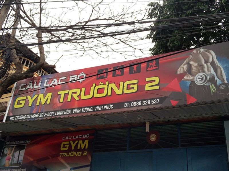 Mẫu 10 Bảng Hiệu Phòng Gym