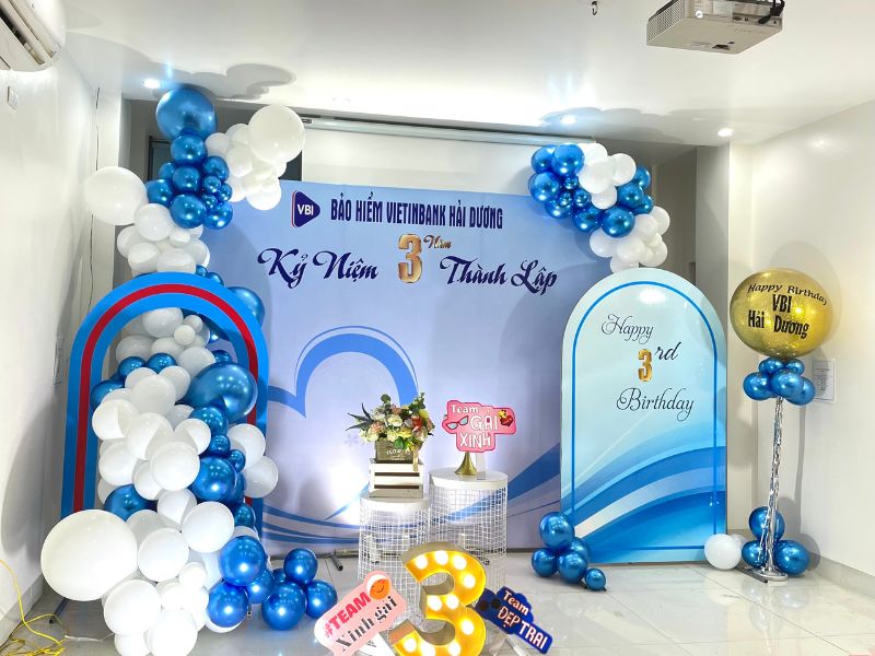 Mẫu 3 Backdrop Sinh Nhật Công Ty