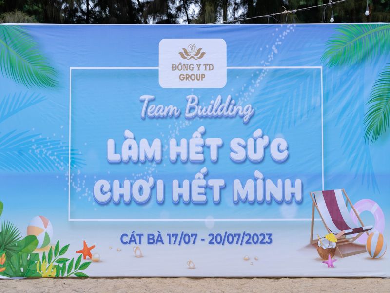 Mẫu 4 Backdrop Team Building