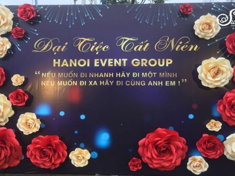 Mẫu 8 Backdrop Sinh Nhật Công Ty