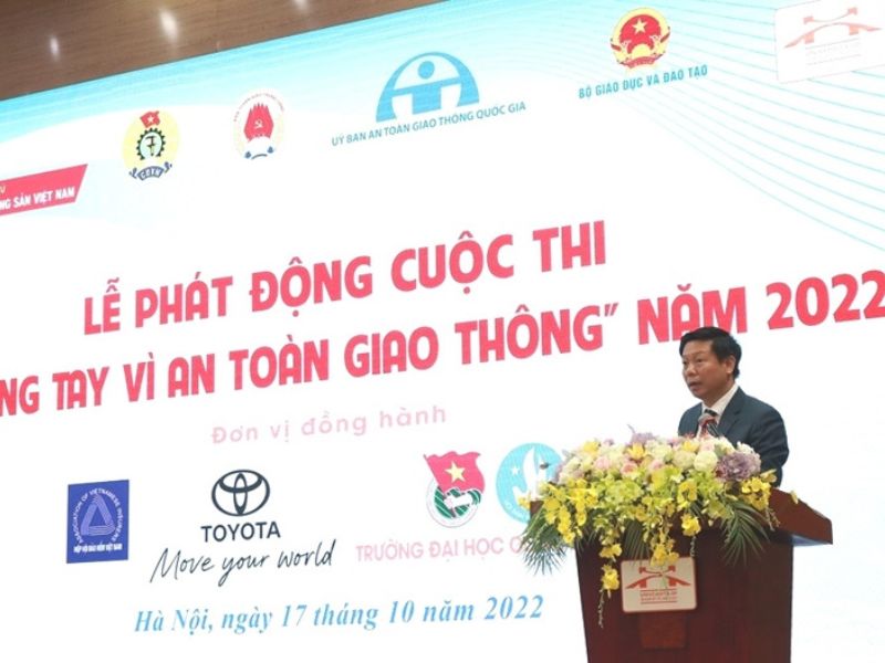 Backdrop an toàn giao thông mẫu 3