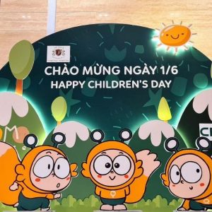 Backdrop quốc tế thiếu nhi