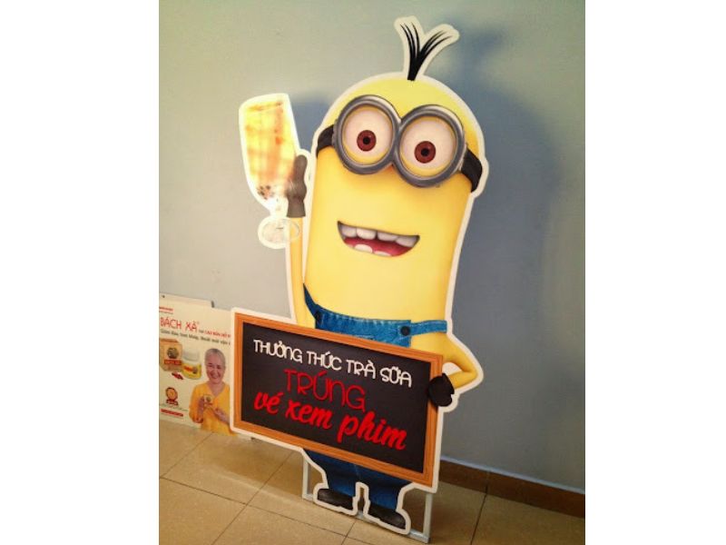 Standee mô hình 3D mẫu số 1 