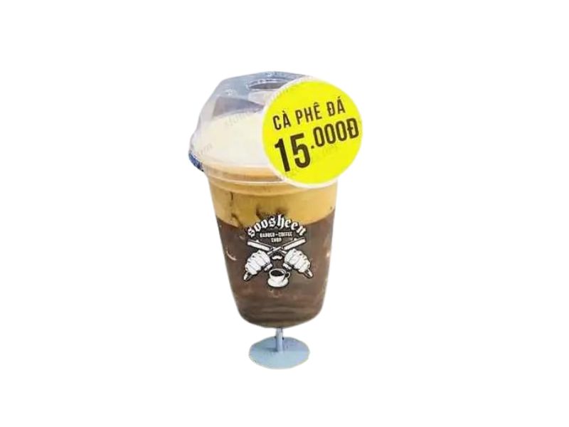 Mẫu standee mô hình ly cà phê số 3