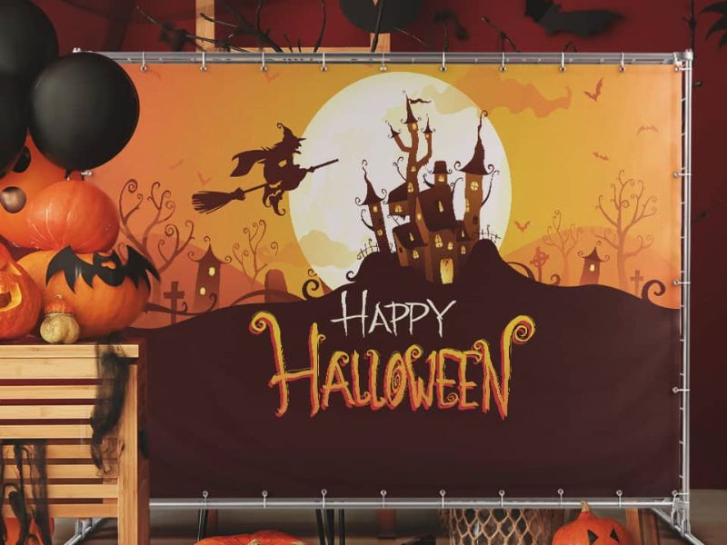 Backdrop halloween mẫu 1