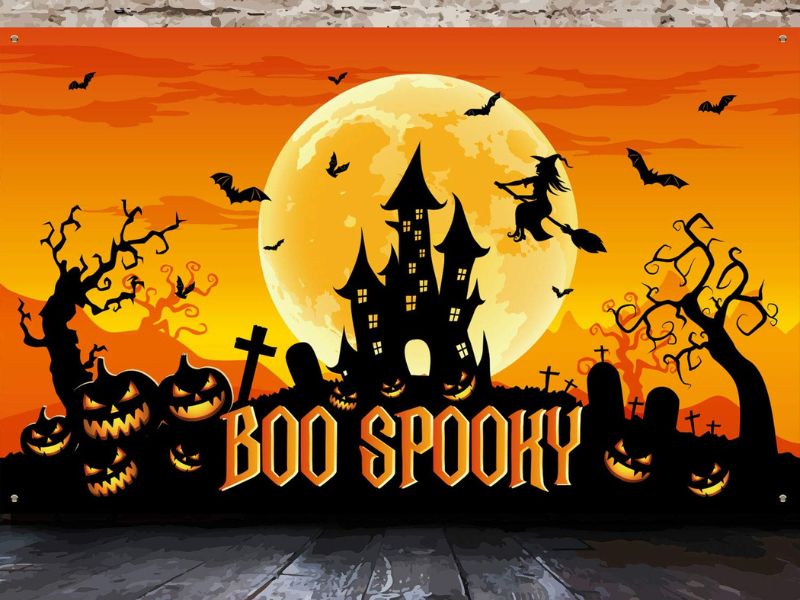 Backdrop halloween mẫu 2