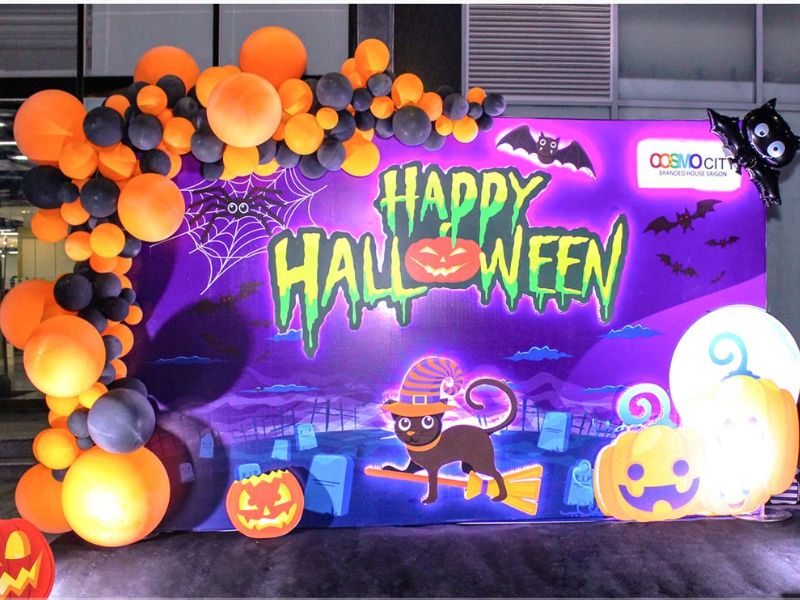 Backdrop halloween mẫu 3