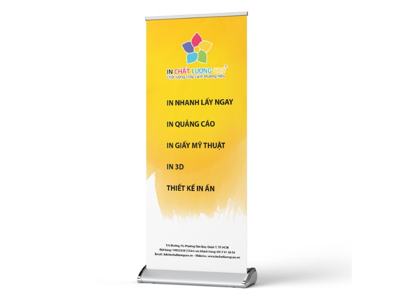 Mẫu 01 Standee Chống Gió