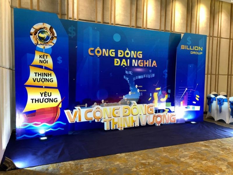 Mẫu 02 Backdrop hội chợ