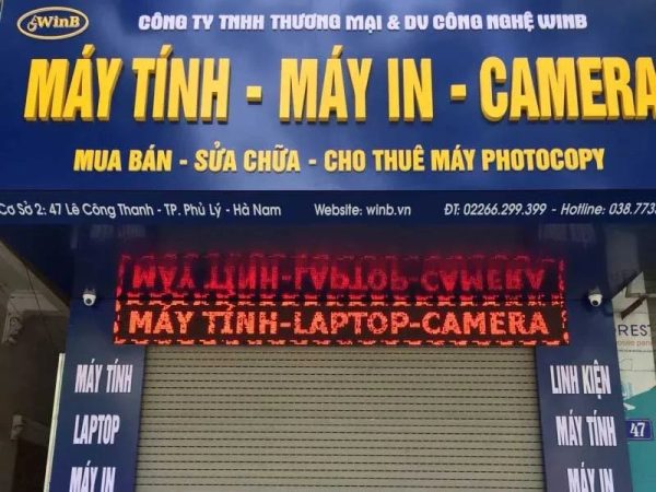 Bảng hiệu camera