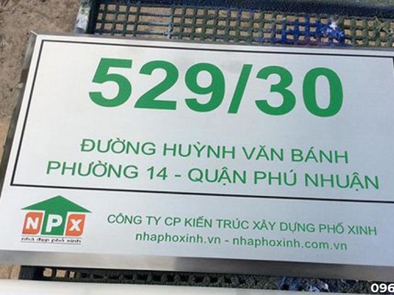 Mẫu 05 Bảng hiệu công ty xây dựng