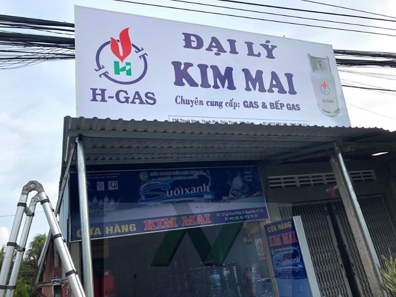 Mẫu 01 Bảng hiệu đại lý gas