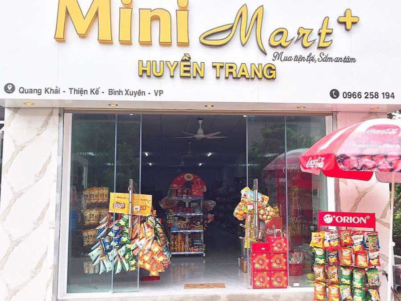 Mẫu 03 Bảng hiệu mini mart