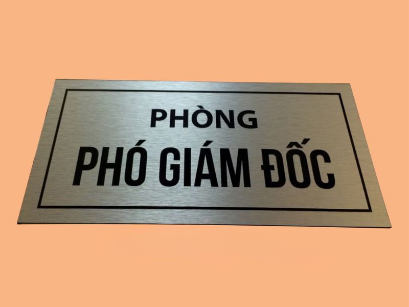 Bảng hiệu phòng ban là gì?