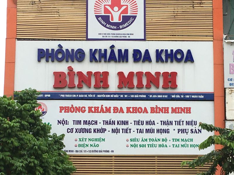 Mẫu 06 Bảng hiệu phòng mạch