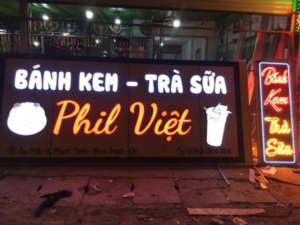 Bảng hiệu tiệm bánh đẹp