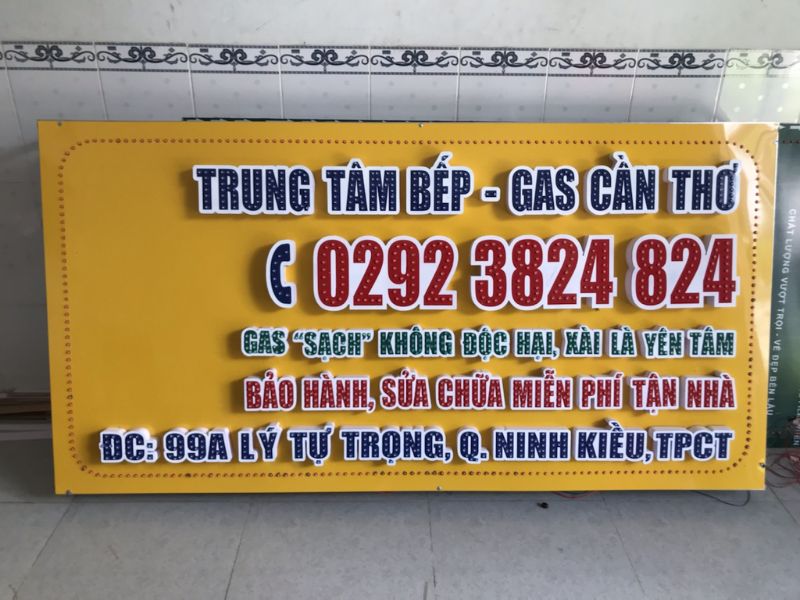 Mẫu 07 Bảng hiệu đại lý gas