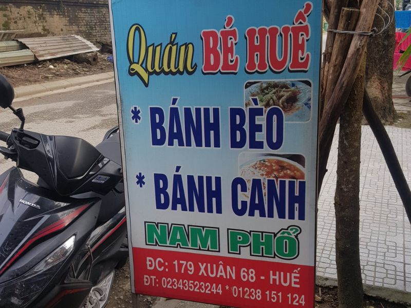 Mẫu 04 Bảng hiệu quán bánh canh