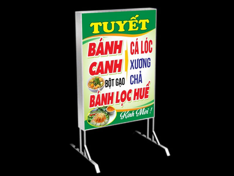 Mẫu 05 Bảng hiệu quán bánh canh